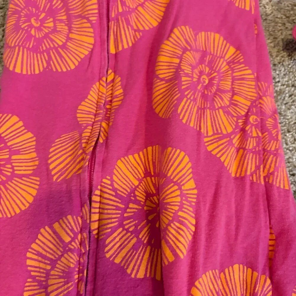 Carter's Girls 4T Pink Footed Sleeper x2 Pink - Picture 3 of 7